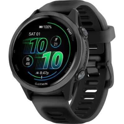 Garmin Forerunner 570 GPS Smartwatch - 42mm - Schwarz/Schiefergrau