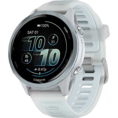 Garmin Forerunner 570 GPS Smartwatch - 42mm - Steinweiss/Cloud Blue
