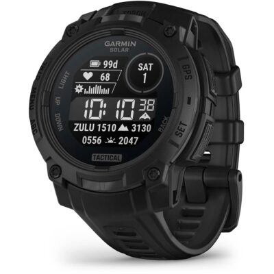 Garmin Instinct 3 Solar Tactical GPS Smartwatch - 45mm - schwarz