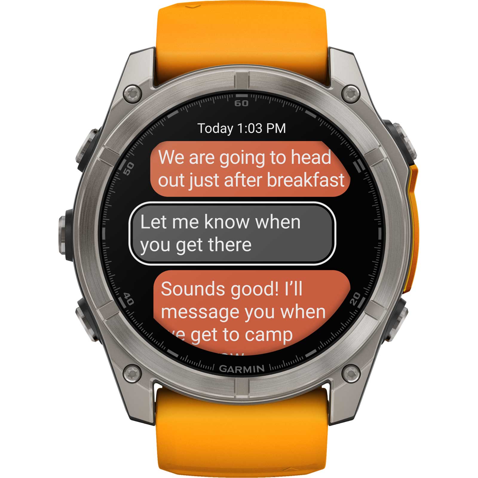 Garmin fenix 8 AMOLED Sapphire GPS Smartwatch - 51mm - Graphit/Titanium Titan – Bild 4