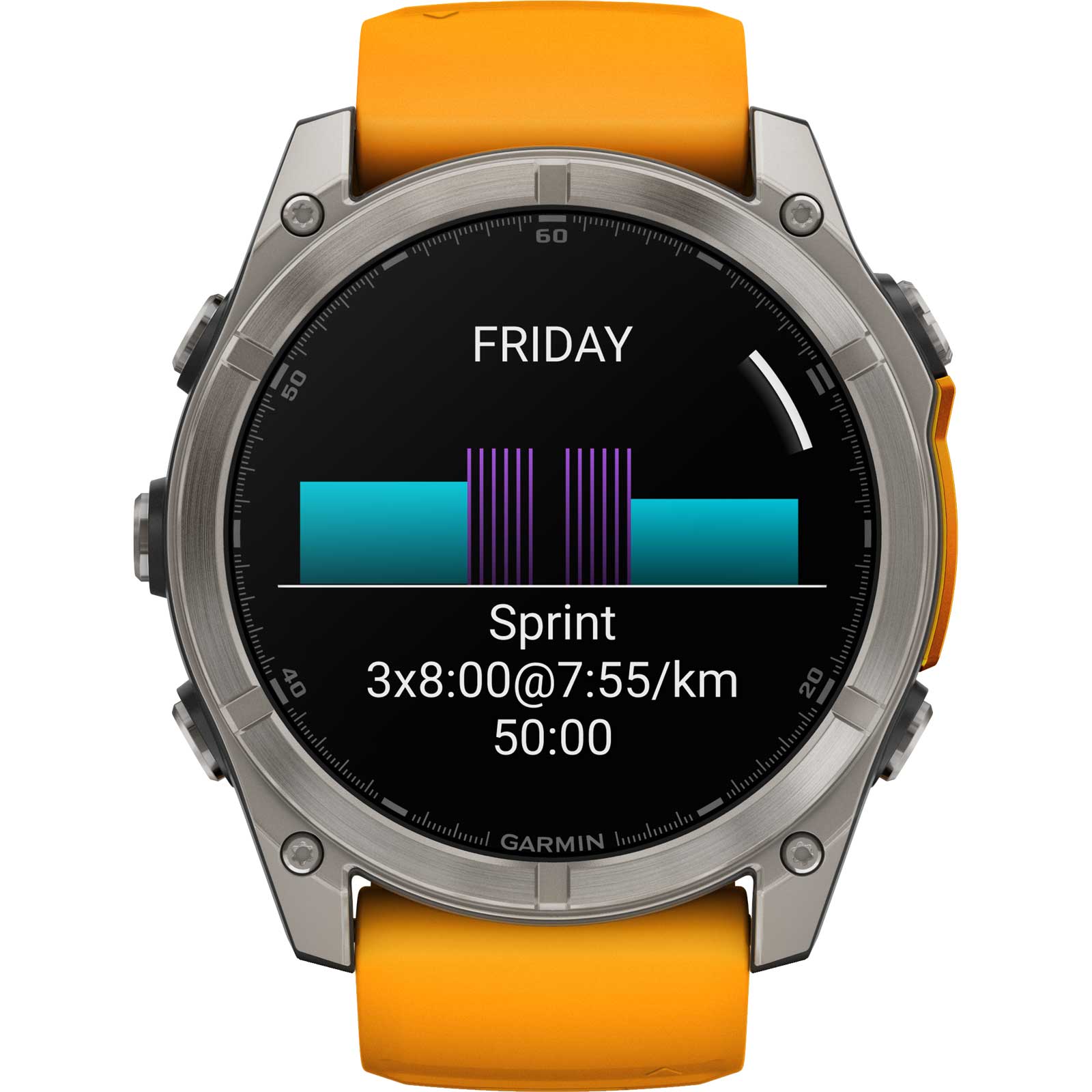 Garmin fenix 8 AMOLED Sapphire GPS Smartwatch - 51mm - Graphit/Titanium Titan – Bild 7