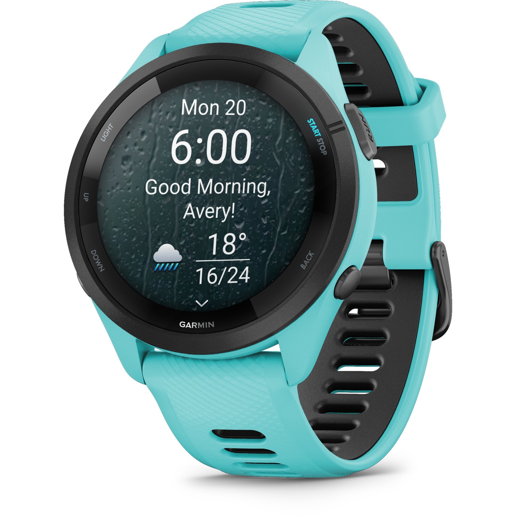 Garmin Forerunner 265 GPS Laufuhr - türkisblau/schwarz – Bild 2