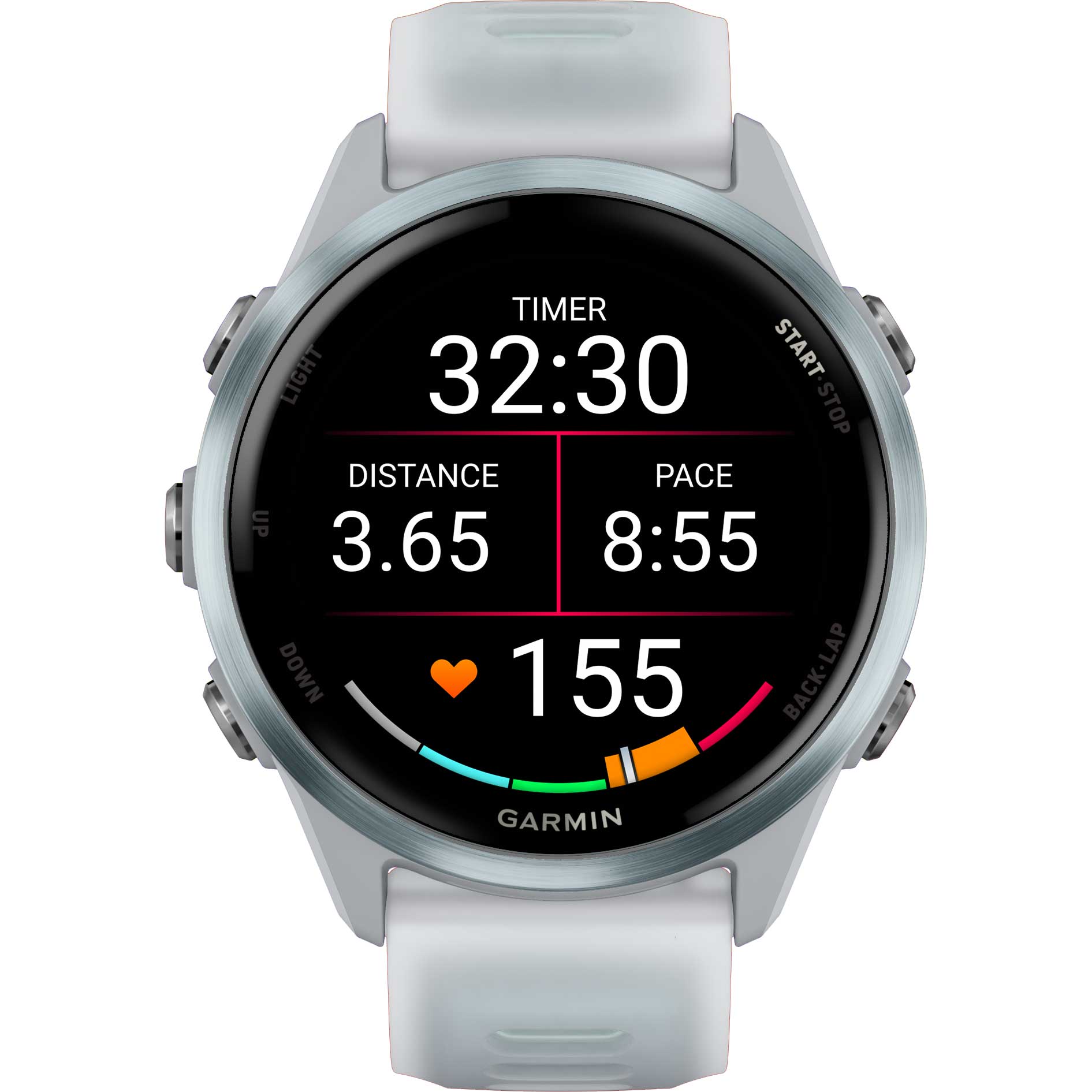 Garmin Forerunner 570 GPS Smartwatch - 42mm - Steinweiss/Cloud Blue – Bild 7