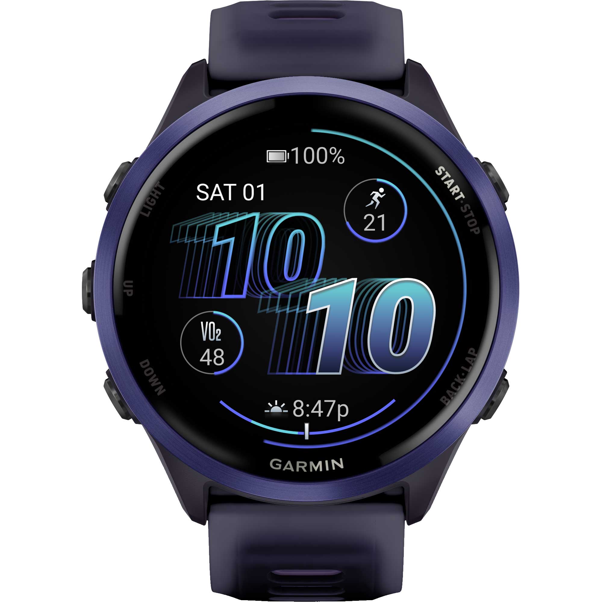 Garmin Forerunner 570 GPS Smartwatch - 47mm - Imperial Purple/Indigo – Bild 6