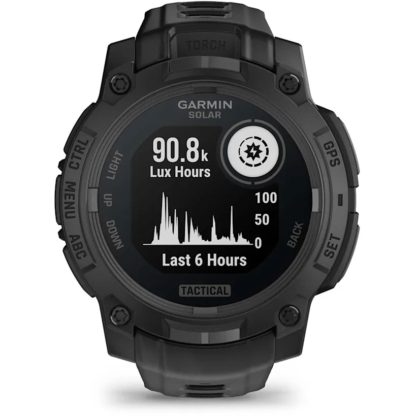 Garmin Instinct 3 Solar Tactical GPS Smartwatch - 45mm - schwarz – Bild 2