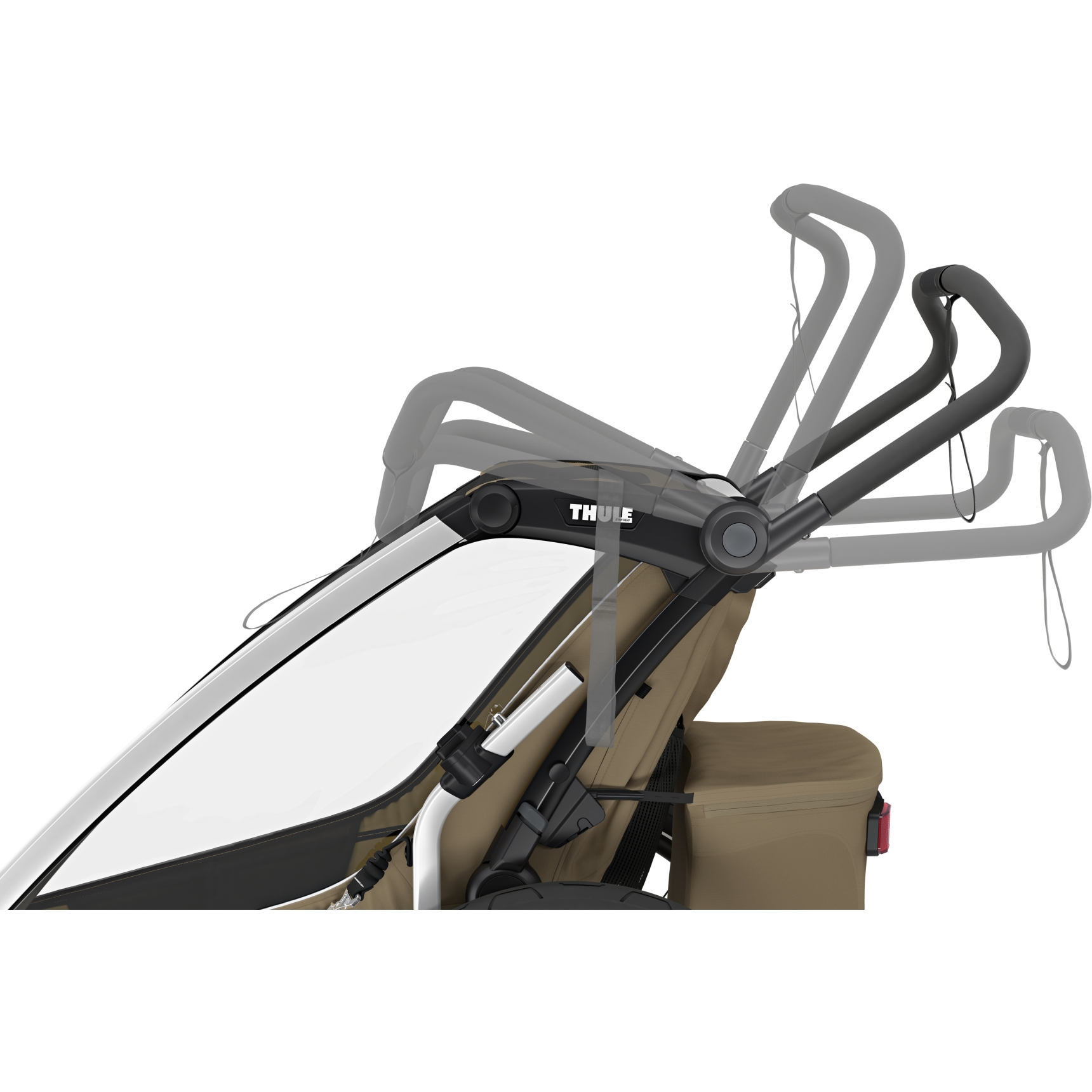 Thule Chariot Cross 2 Double - Fahrradanhänger für 2 Kinder - dark slate – Bild 6