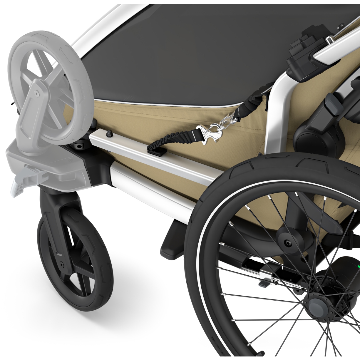 Thule Chariot Cross 2 Single - Fahrradanhänger für 1 Kind - dark slate – Bild 8
