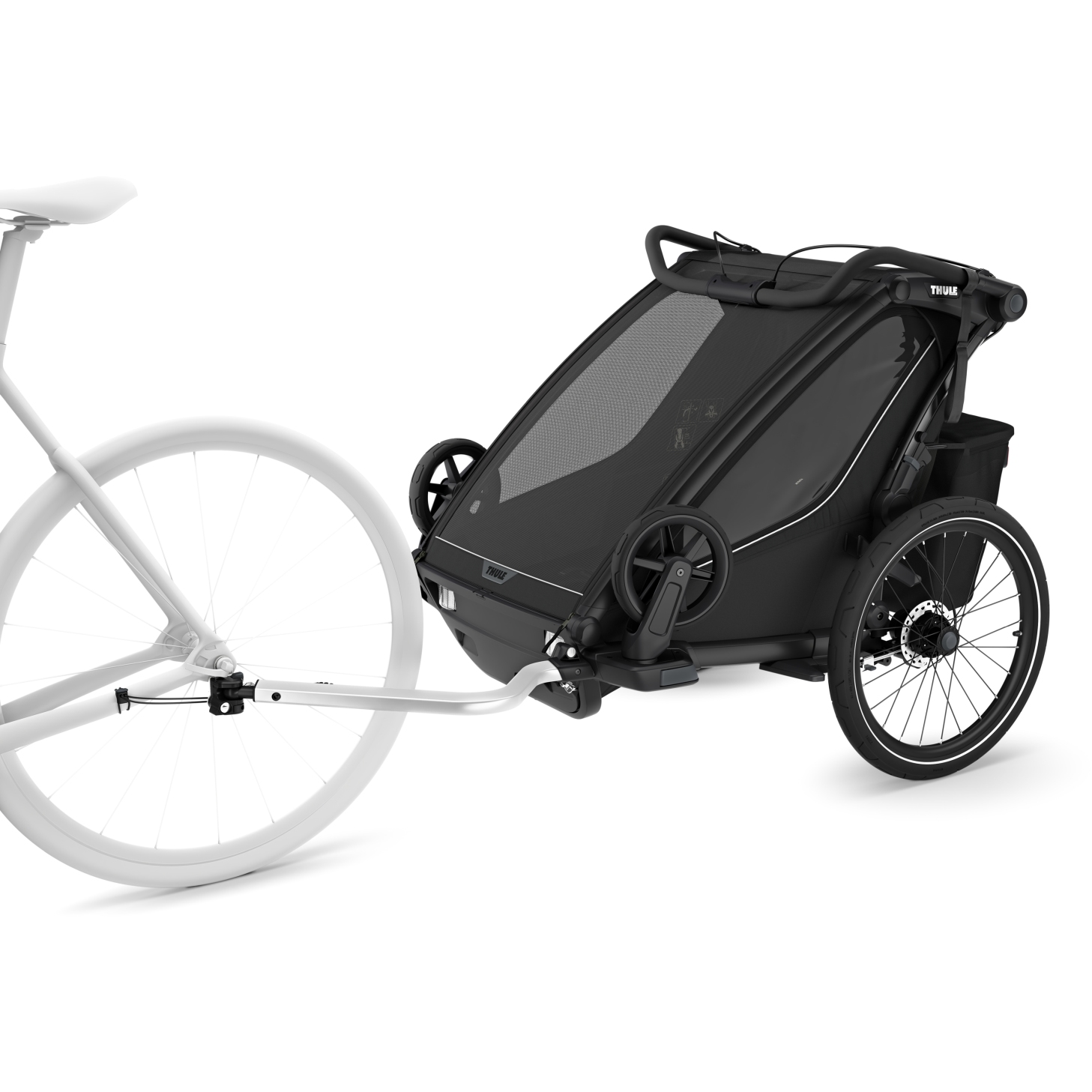 Thule Chariot Sport 2 Double - Fahrradanhänger für 2 Kinder - schwarz – Bild 6