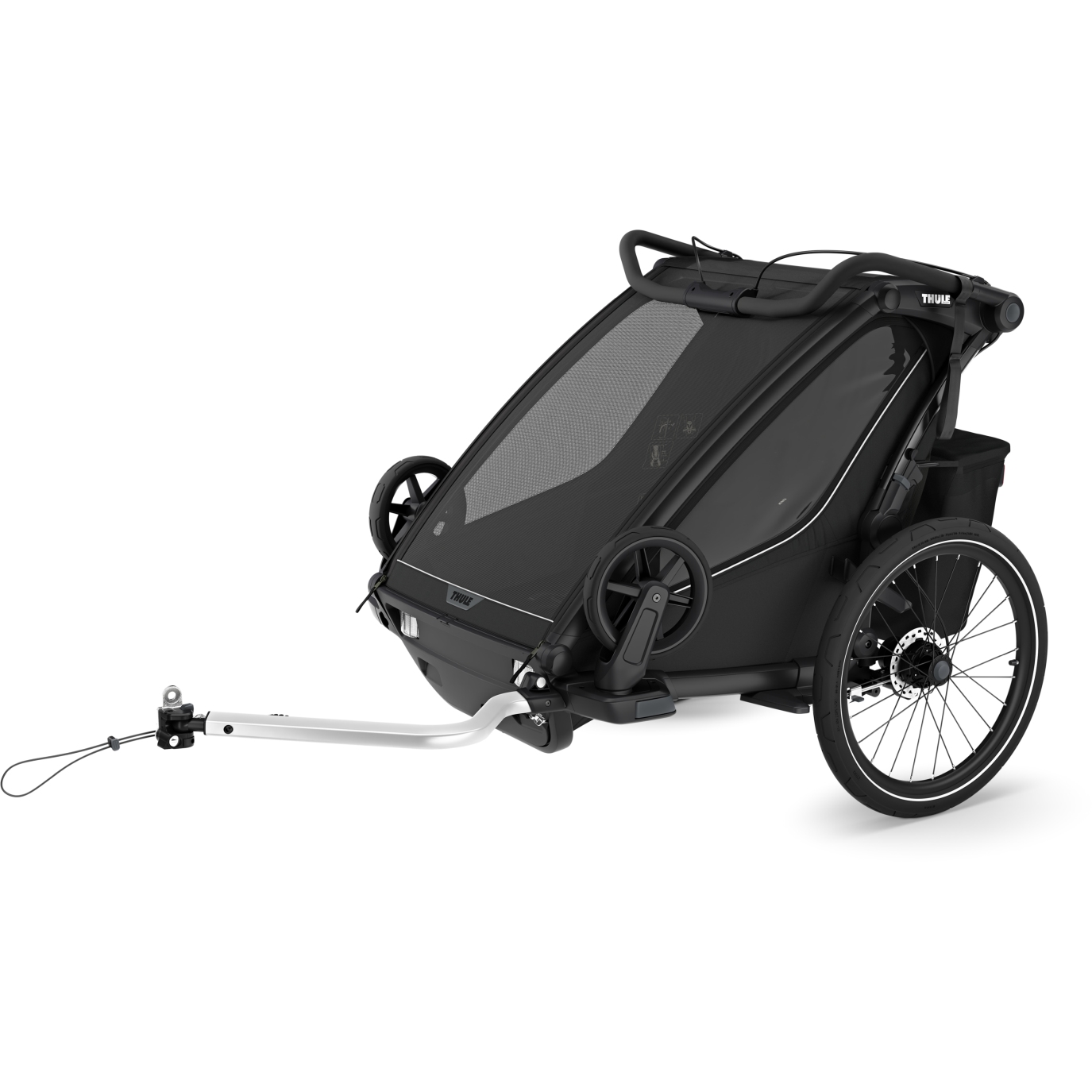 Thule Chariot Sport 2 Double - Fahrradanhänger für 2 Kinder - schwarz – Bild 7