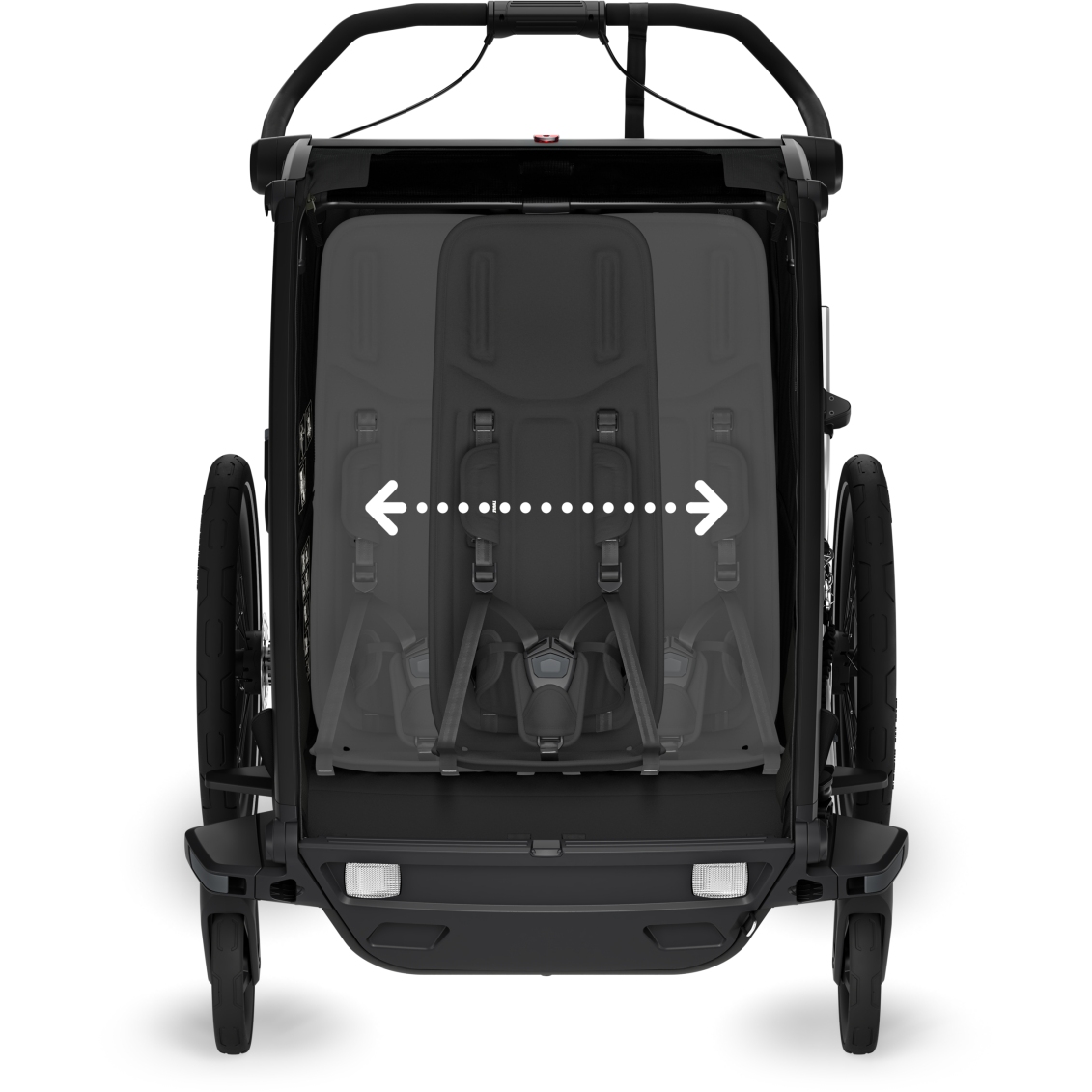Thule Chariot Sport 2 Double - Fahrradanhänger für 2 Kinder - schwarz – Bild 2